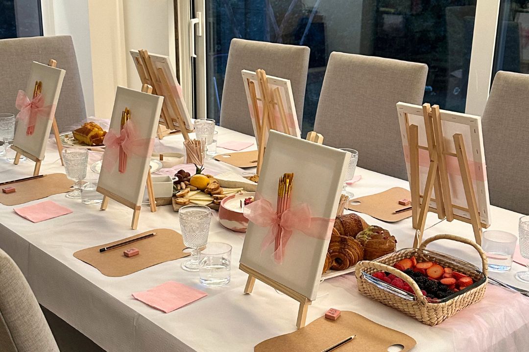 talleres de pintura y vino